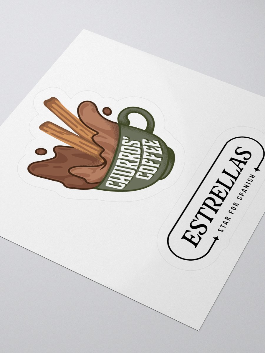 Churros' Coffee Cutout Sticker product image (8)