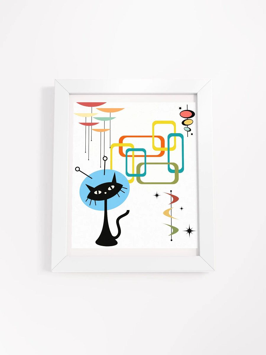 Cosmic Cat Framed Matte Poster product image (8)