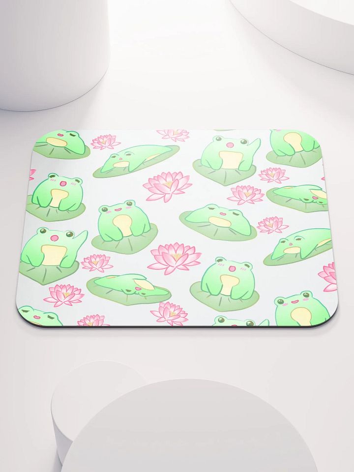 Kawaii Froggie Mouse Pad product image (1)