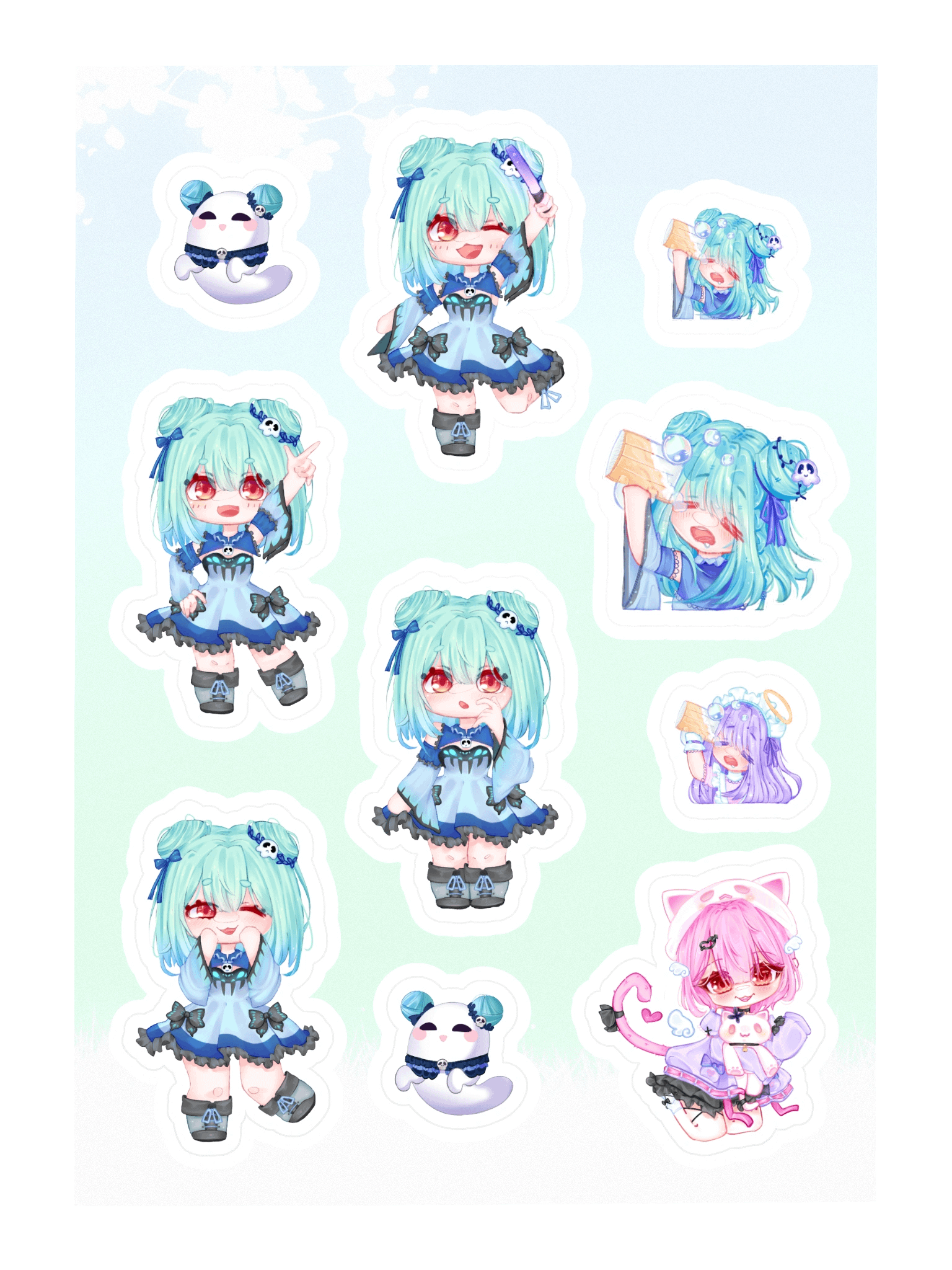 Ru-chan sticker sheet product image (3)