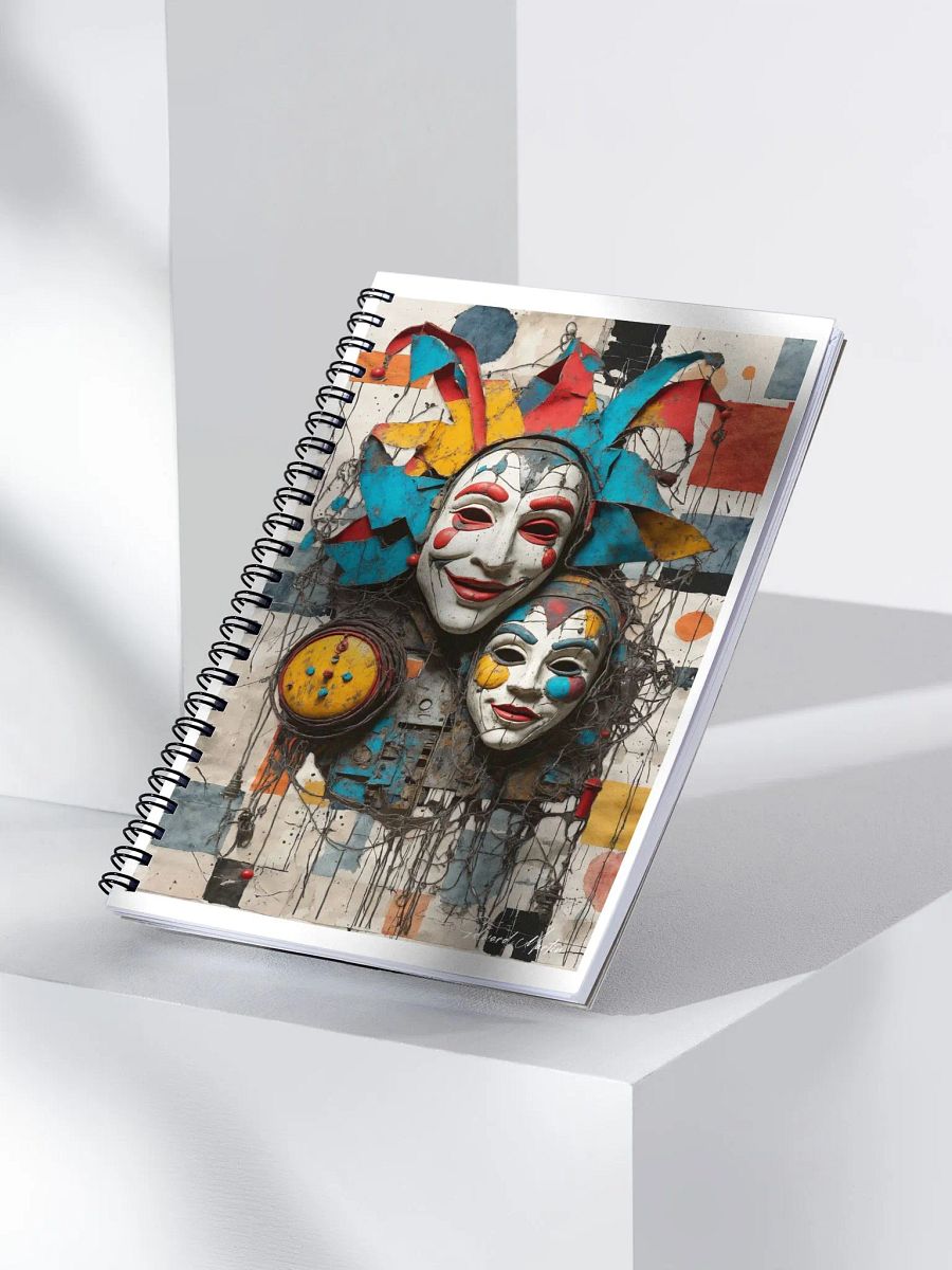 Masked Splendor Spiral Notebook product image (3)