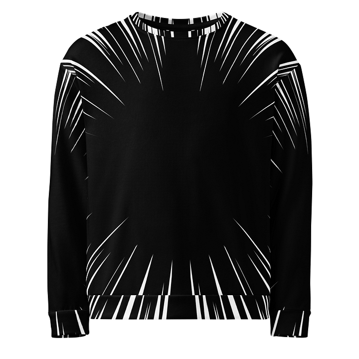 Radial All-Over Print Recycled Unisex Sweatshirt | Eco-Friendly Streetwear | Bold Sustainable Fashion product image (1)