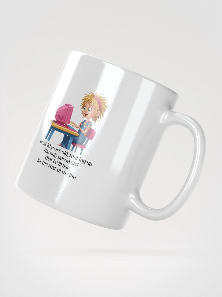 Retro Password Meme Mug | Funny 90s Nostalgia Coffee Cup product image (2)
