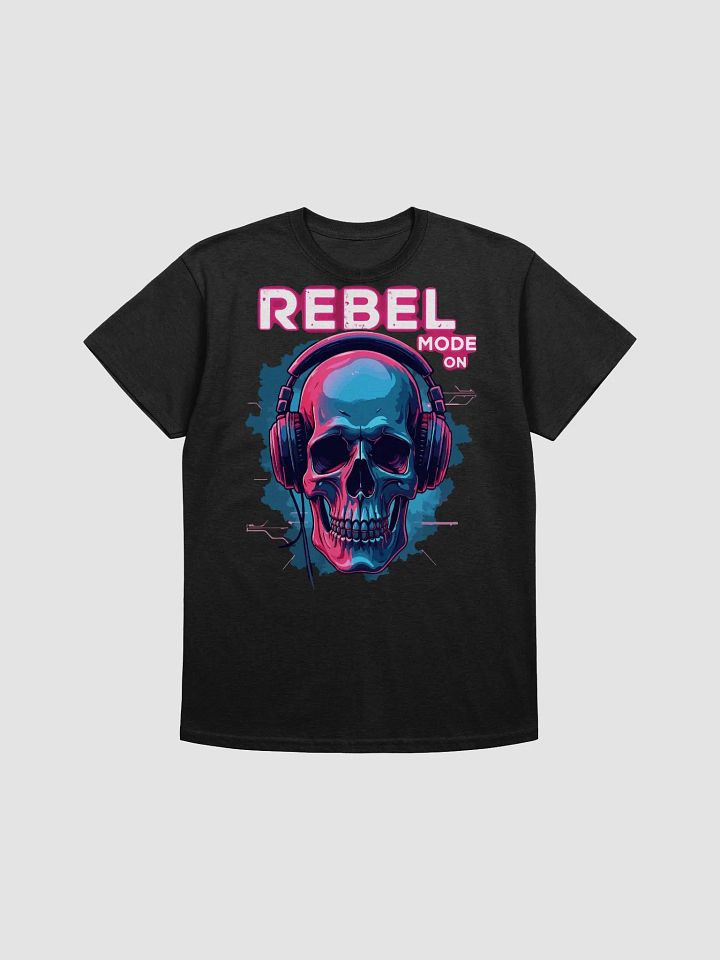 Rebel Mode On Skull T-Shirt product image (1)