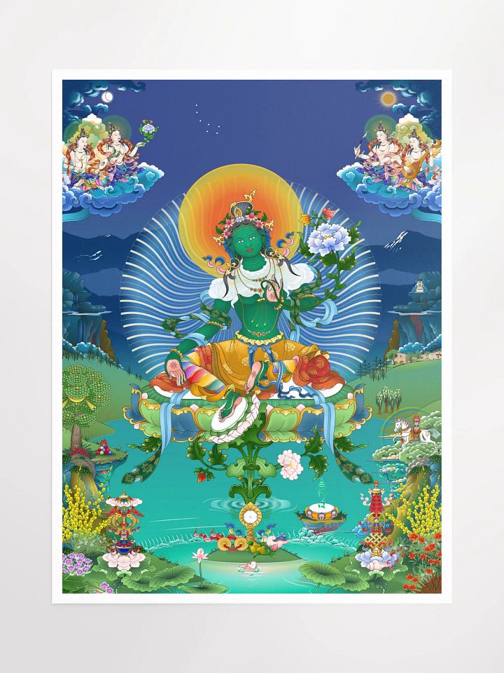 Green Tara in Tushita poster product image (2)