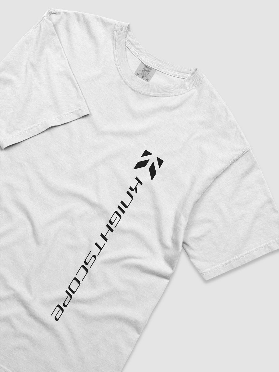 Knightscope Vertical Emblem Comfort Tee - Black on White product image (3)