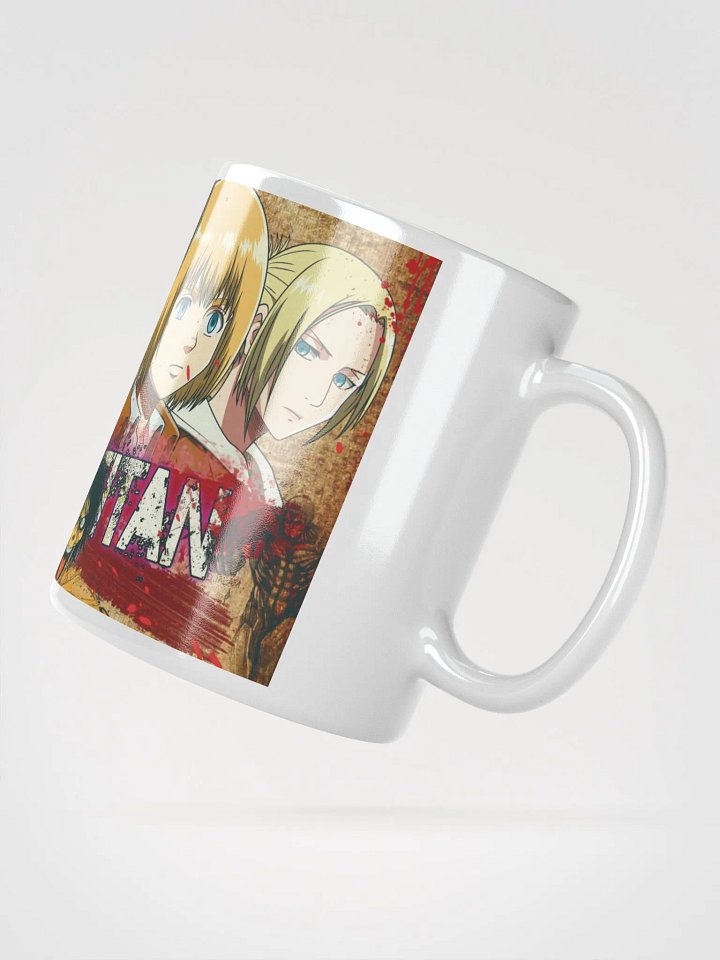 Take of Titan White Glossy Mug – Epic Design for Anime Fans product image (6)