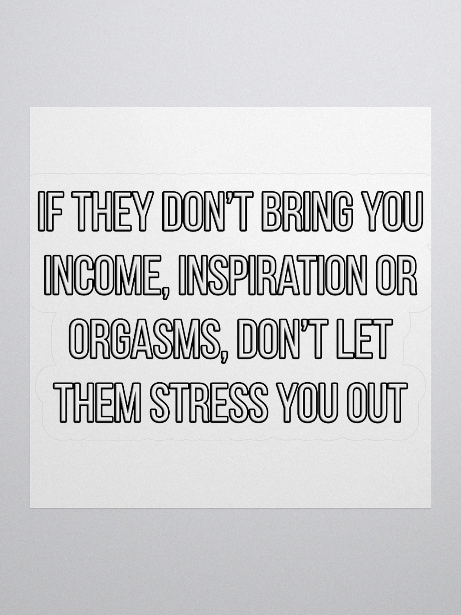 nope snark - stress you sticker product image (1)