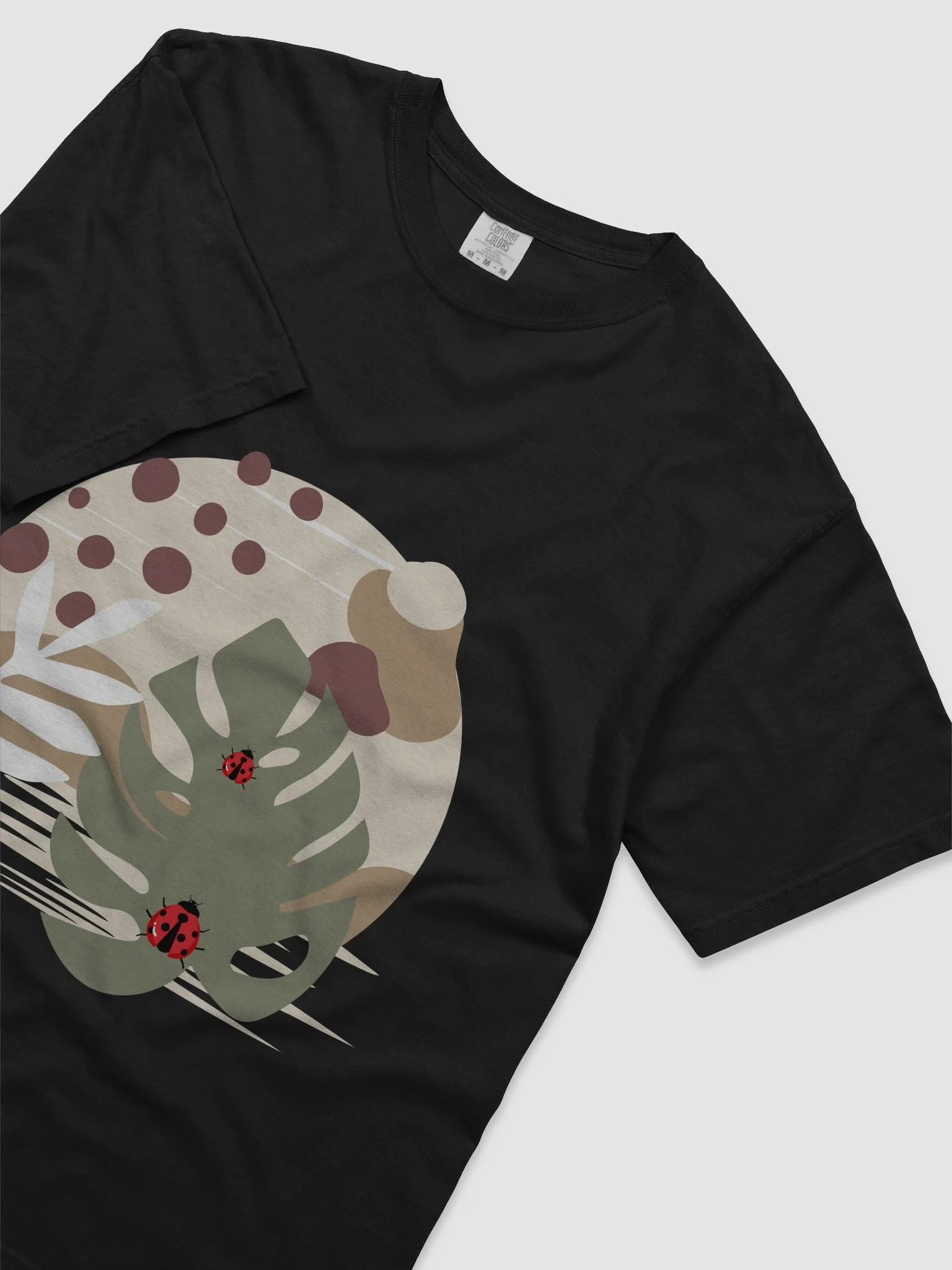 Ladybug Leaf Bliss T-Shirt product image (3)