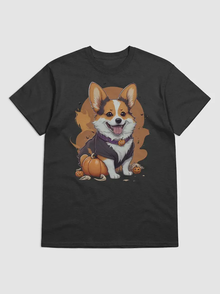 Happy Corgi Pumpkin T-Shirt product image (2)