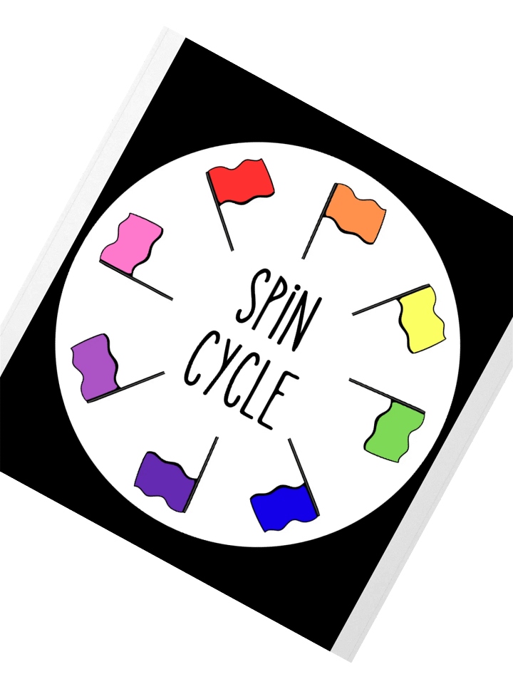 "Spin Cycle" Colorful Sticker product image (2)