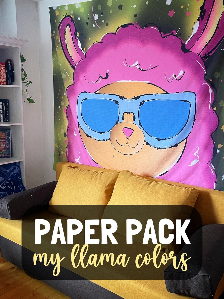 Llama Colors FREE Paper Pack product image (1)