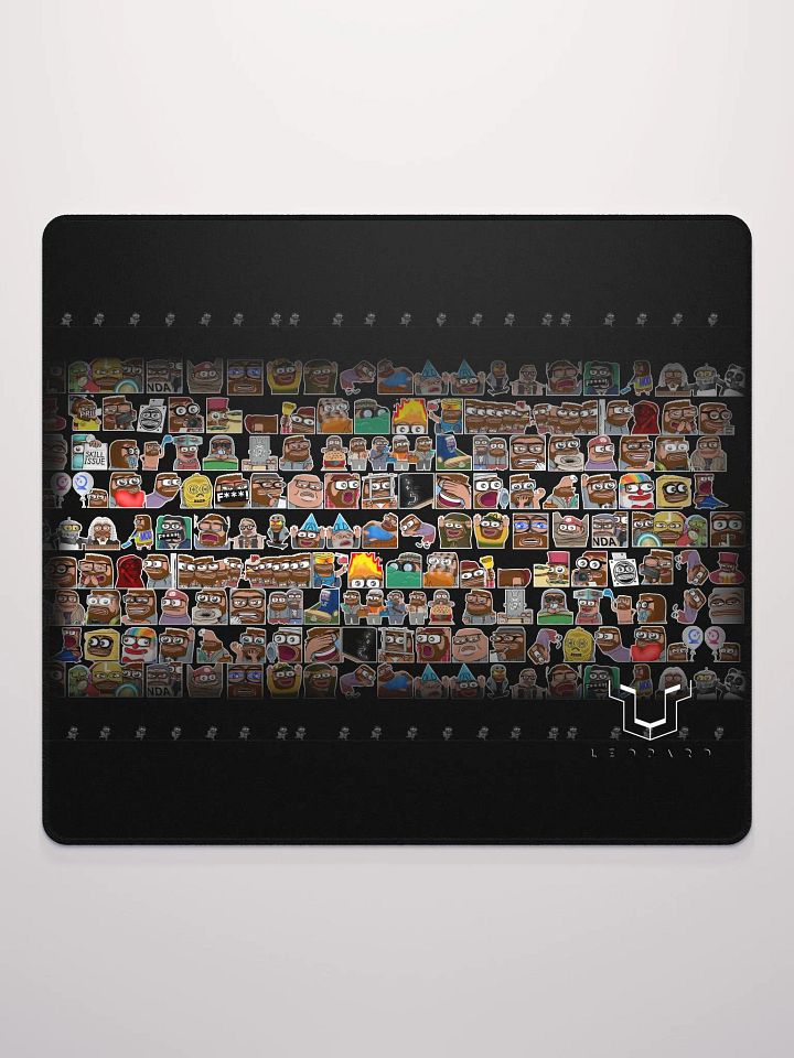An emote collage mousepad 18x16 and 36x18 WOW product image (4)