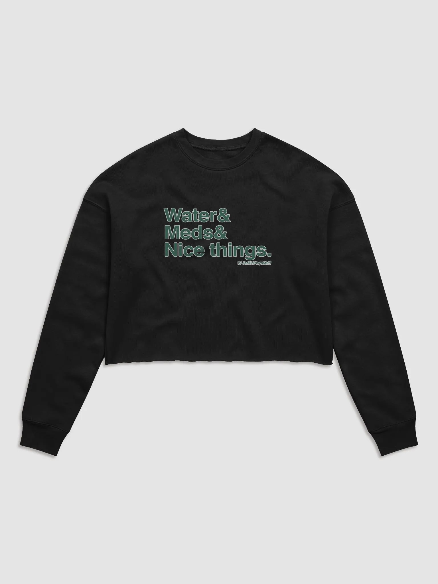 Water& Meds& Nice Things Crop Sweater product image (1)