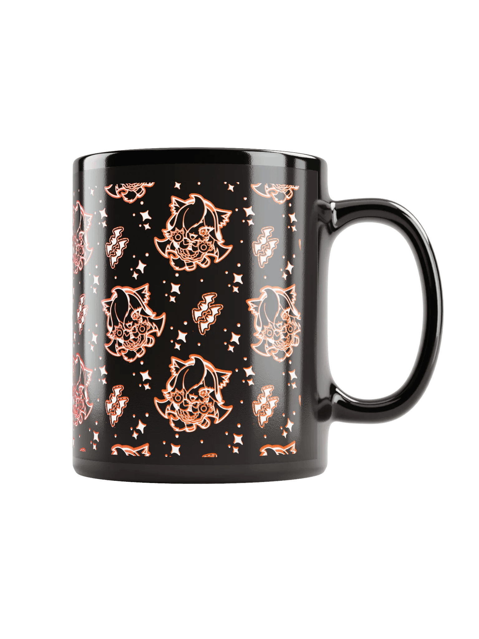 Neon Halloween Black Mug product image (4)