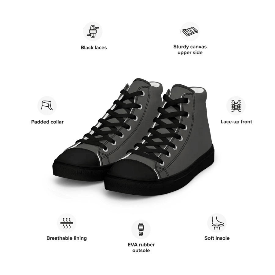 Men's all black canvas product image (4)