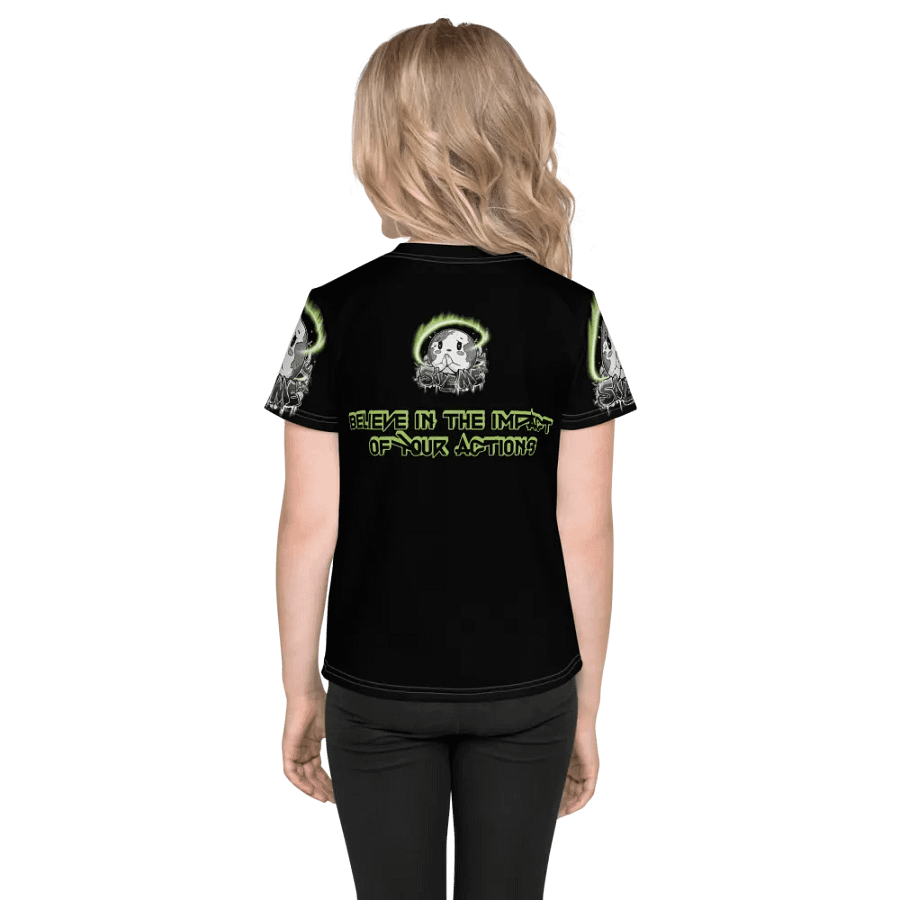Save Me Kids Crew Neck T-Shirt | Eco-Friendly Style for Young Activists product image (4)