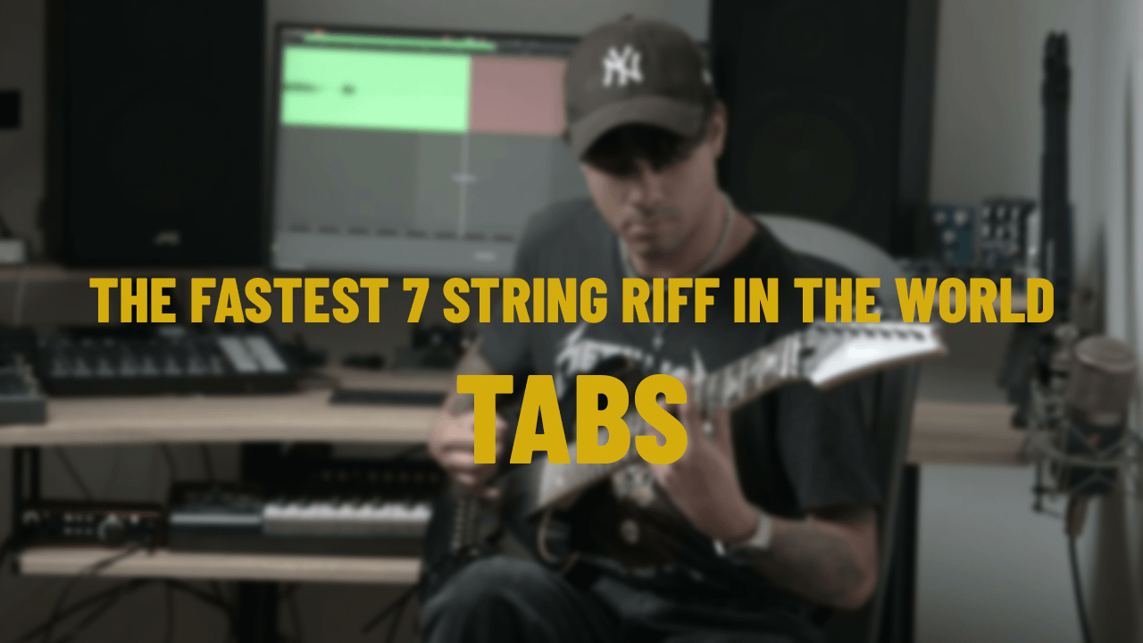 The fastest 7 string riff in the world product image (1)