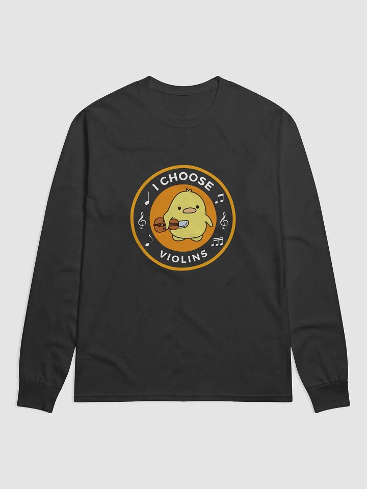 I choose violins Champion Long Sleeve Shirt product image (1)
