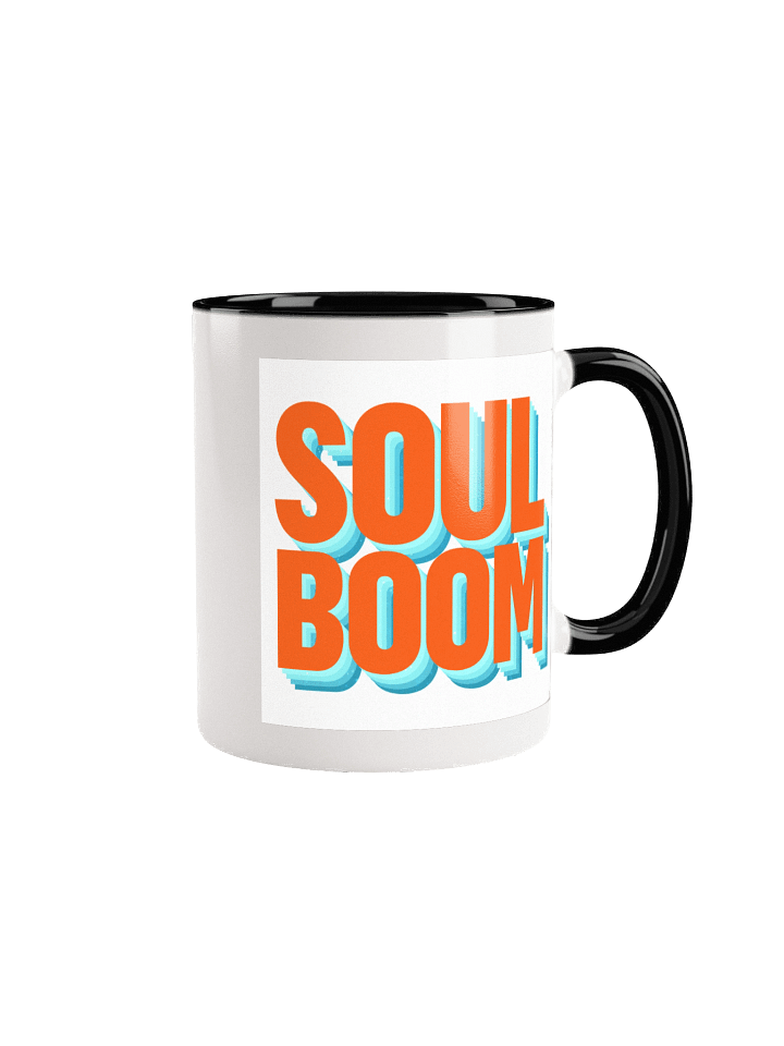 Unicorn Logo Mug (Orange/Blue) product image (1)