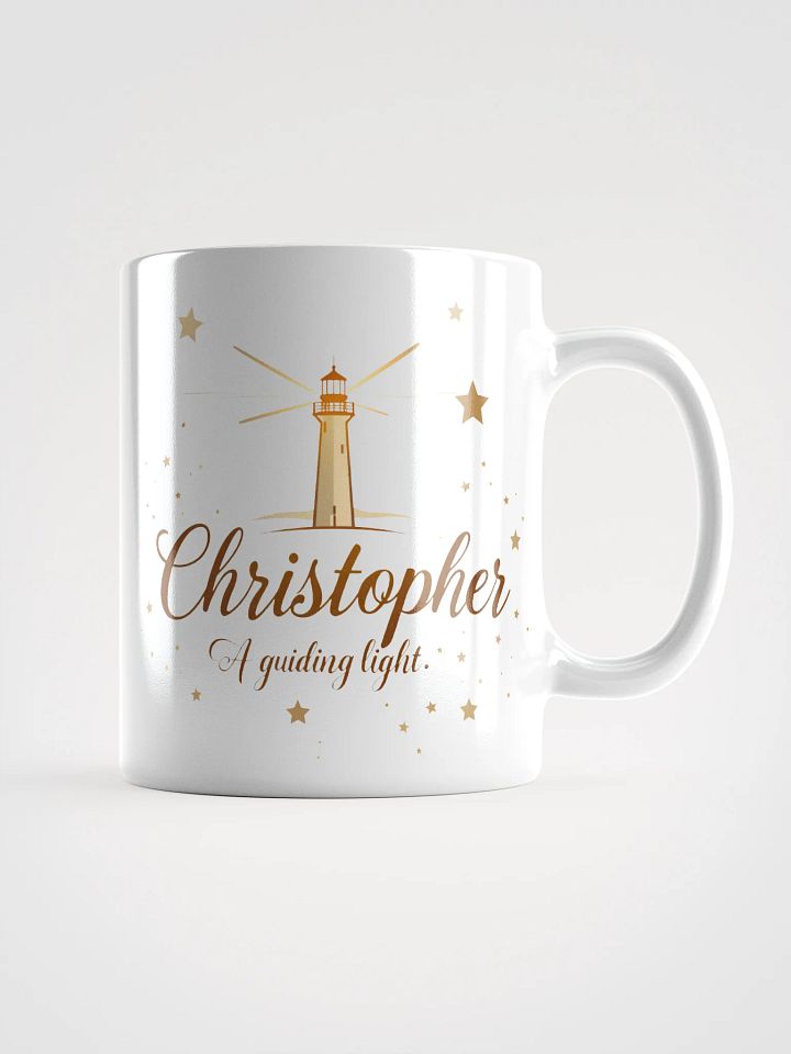 Christopher: A Guiding Light Mug – Inspire Every Sip product image (1)