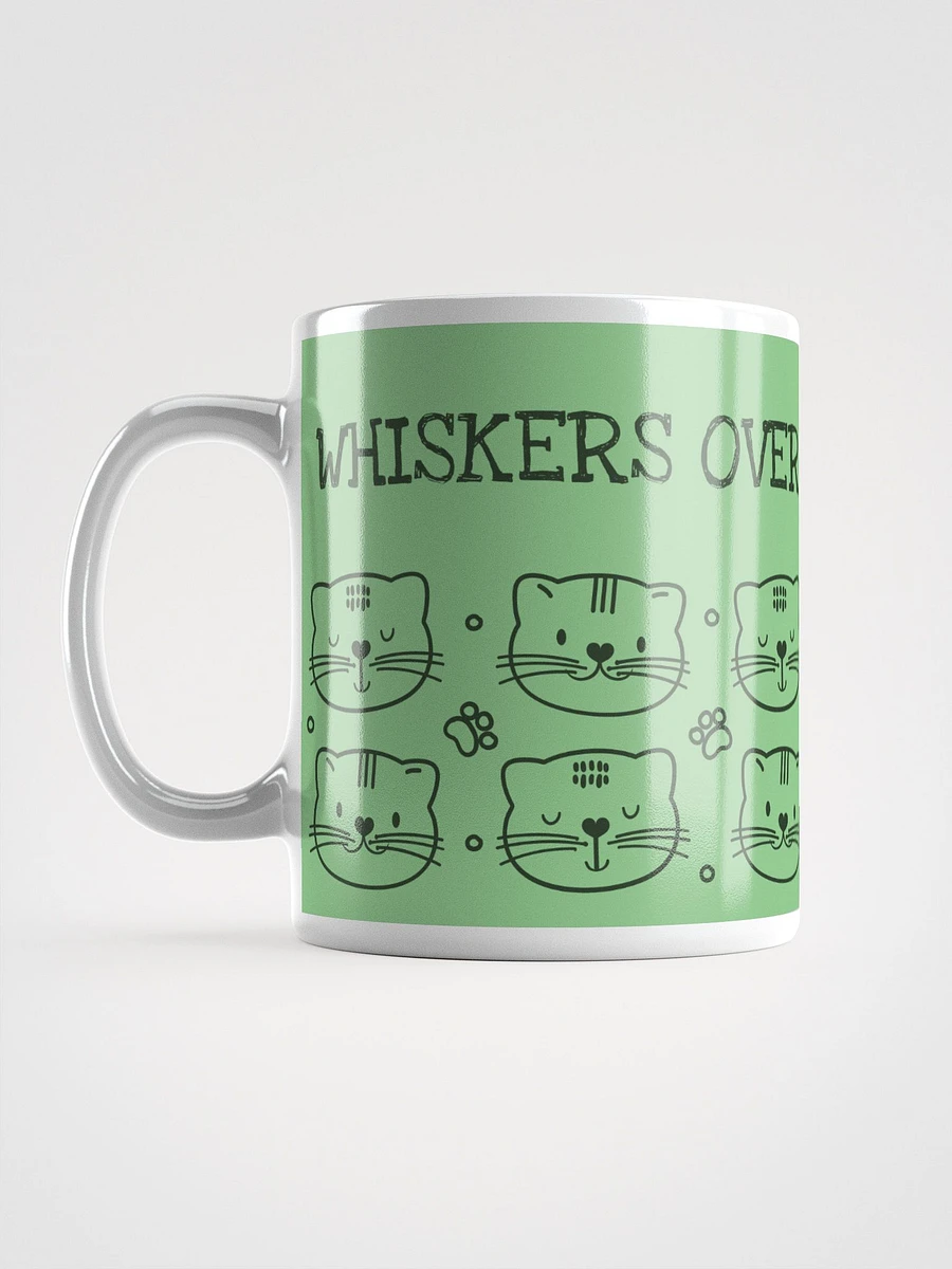Whiskers over Misters Ceramic Mug - Adorable 11 oz or 15 oz Coffee Cup for Cat Lovers product image (12)