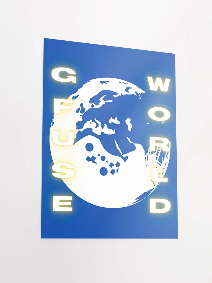 GFuse World Poster | Blue Gold product image (1)
