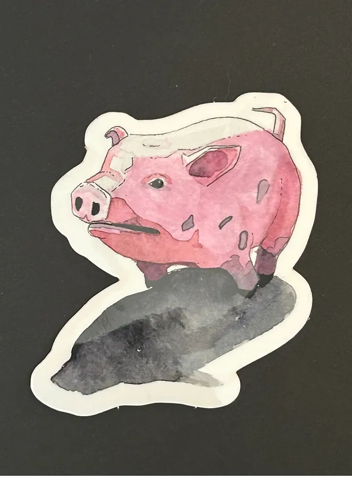 Buccaneer Bacon Vinyl Sticker product image (1)