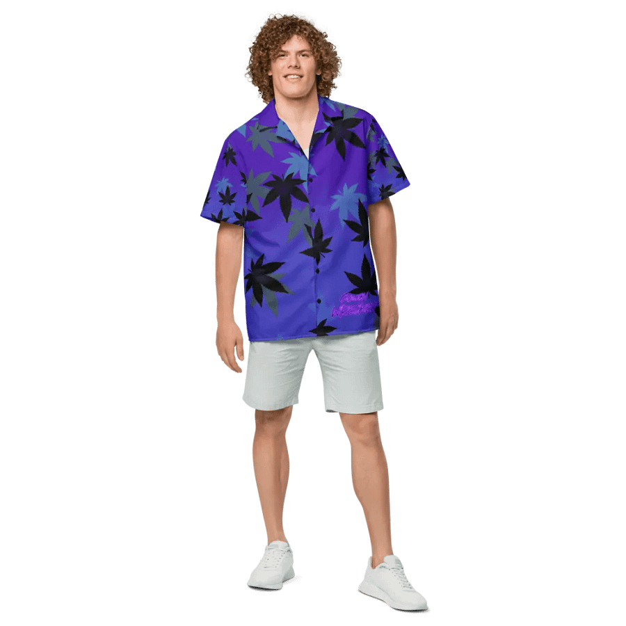 Button Up Leafy Purple product image (4)