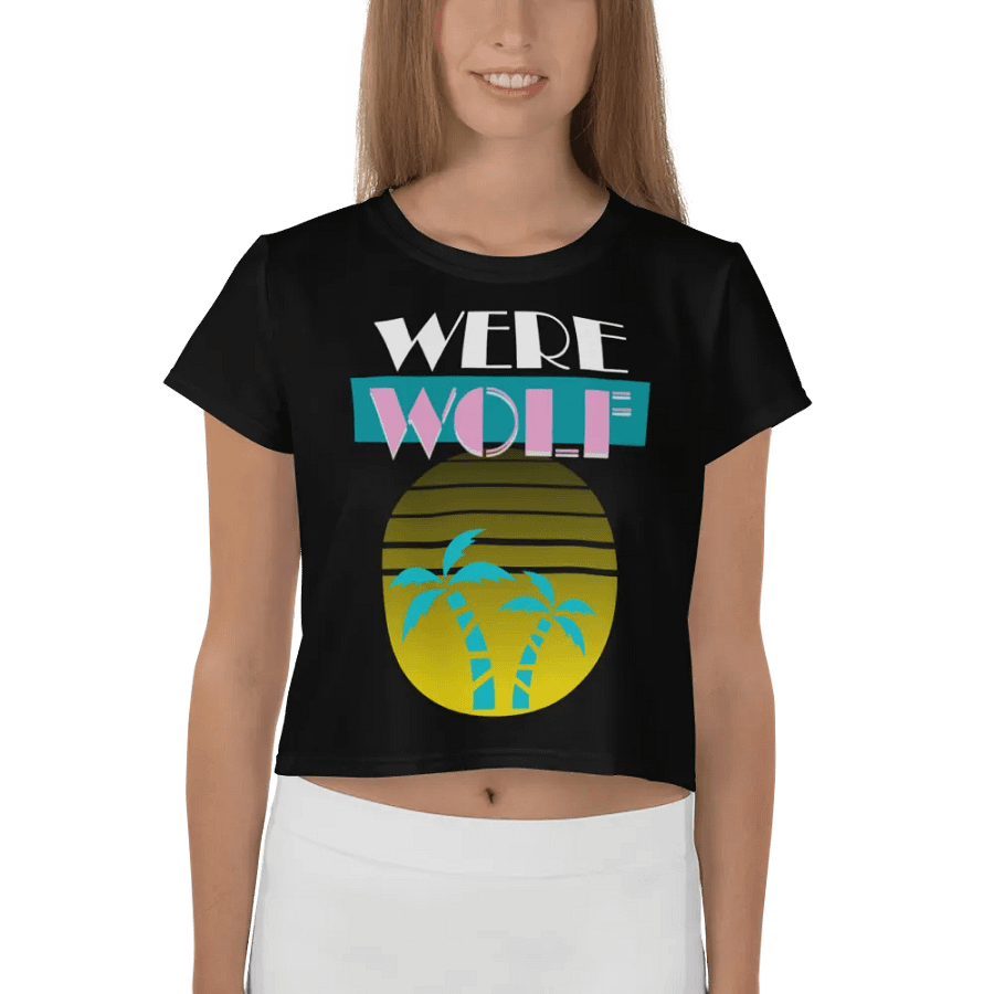 Were Wolf crop tee product image (3)