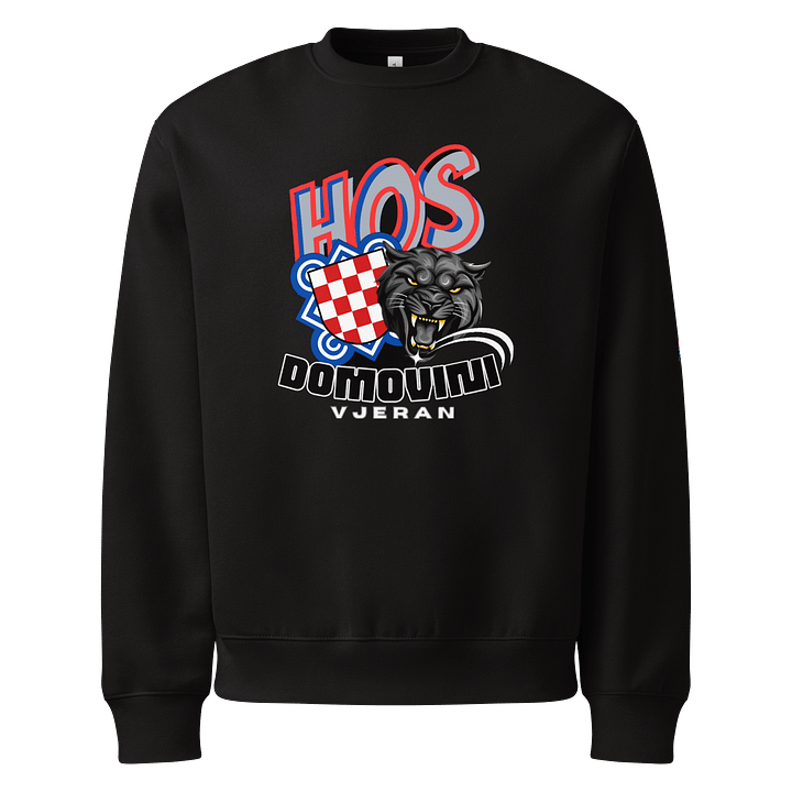 Hos Domovini VJERAN Panther Oversized Sweatshirt product image (1)