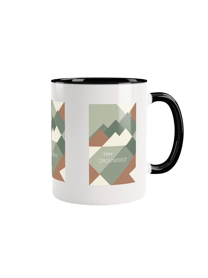 The Nordic Peaks Mug - Minimalist Geometric Design product image (2)