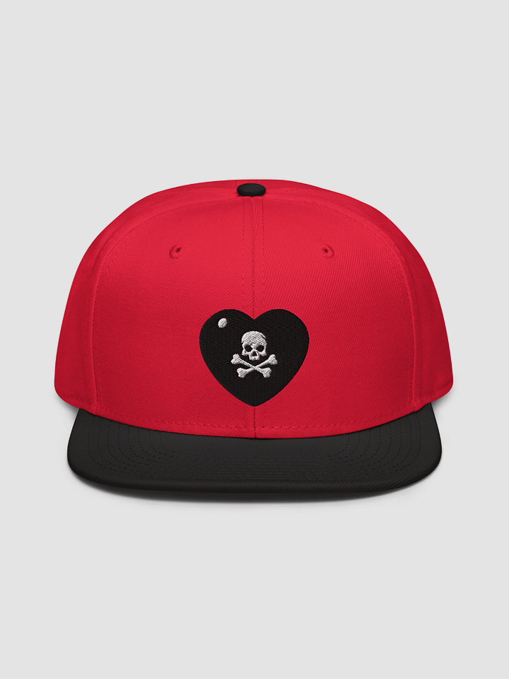 [IrishJohnGames] Skull Heart Snapback Otto Cap product image (1)