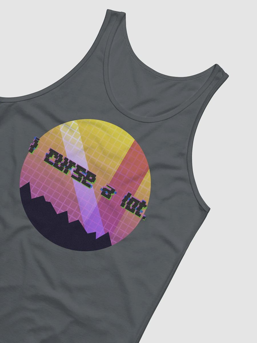 i curse a lot. Vaporwave Unisex Tank Top product image (23)