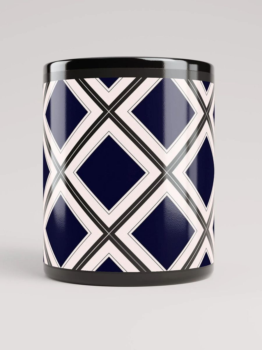 Black Diamonds Surrounded By White Black Mug product image (10)