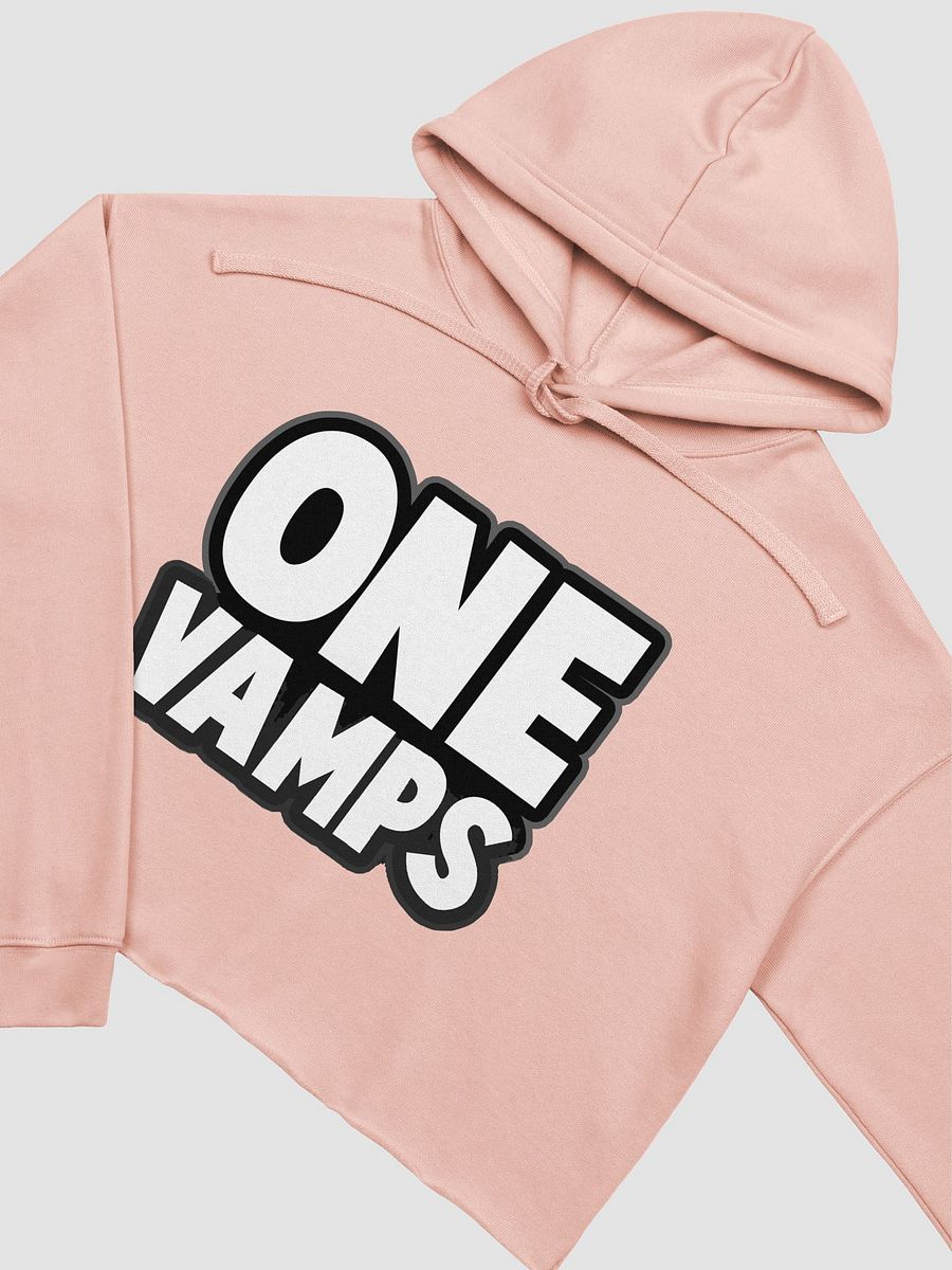 Women's Canvas Fleece Crop Hoodie OneVamps product image (3)