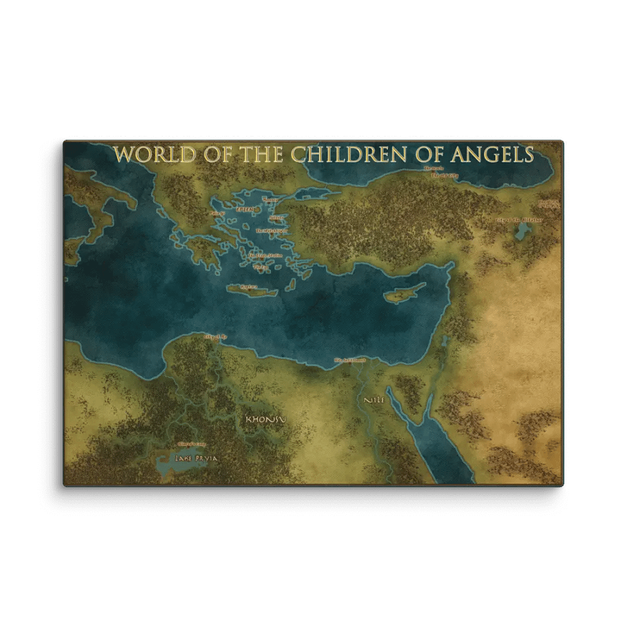 Children of Angels Book 1 Map product image (1)