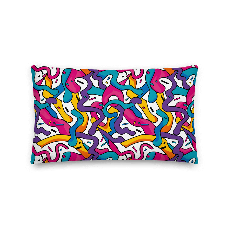 "90s Squiggles" Premium Pillow product image (2)
