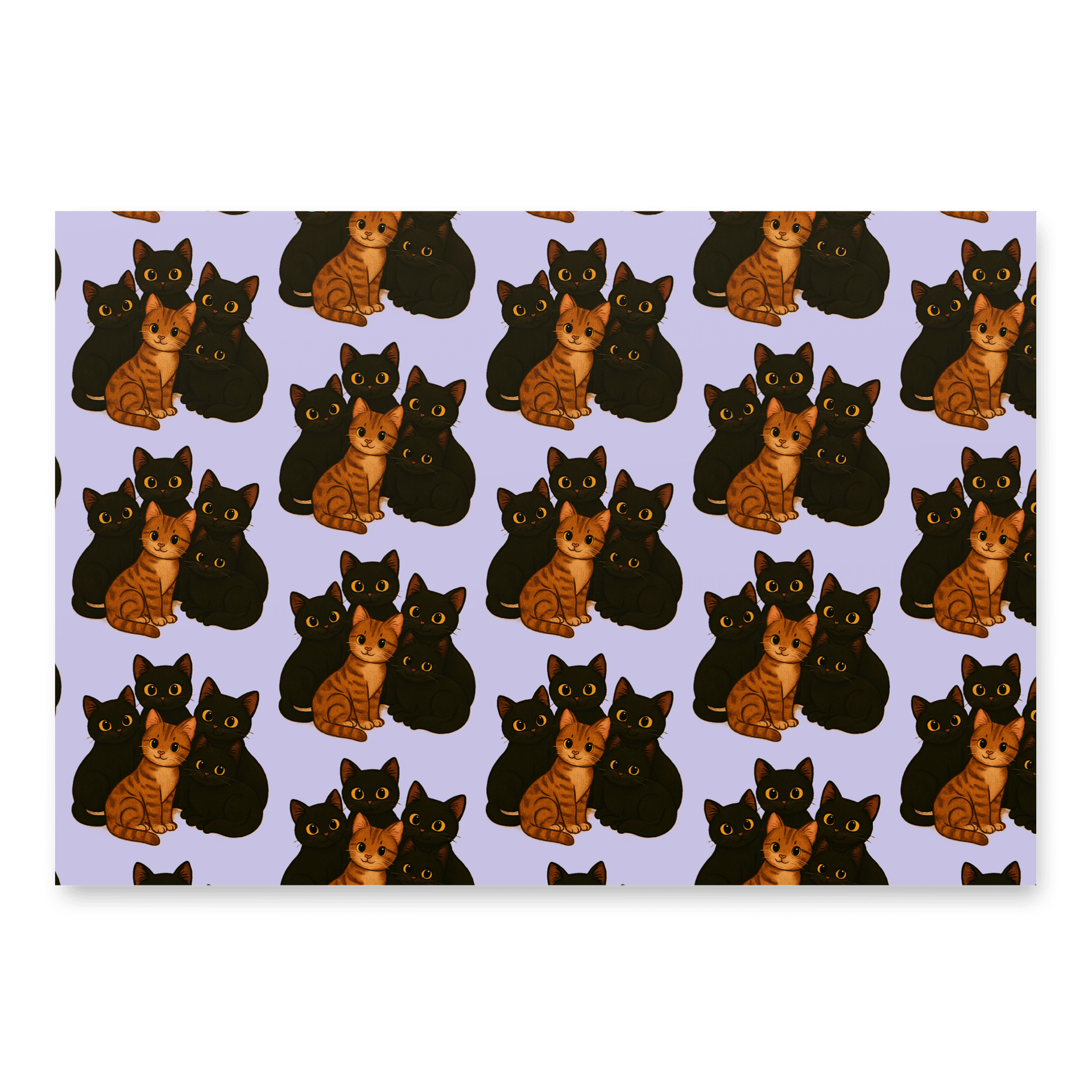 Funky Cartoon Character Wrapping Paper Set product image (1)