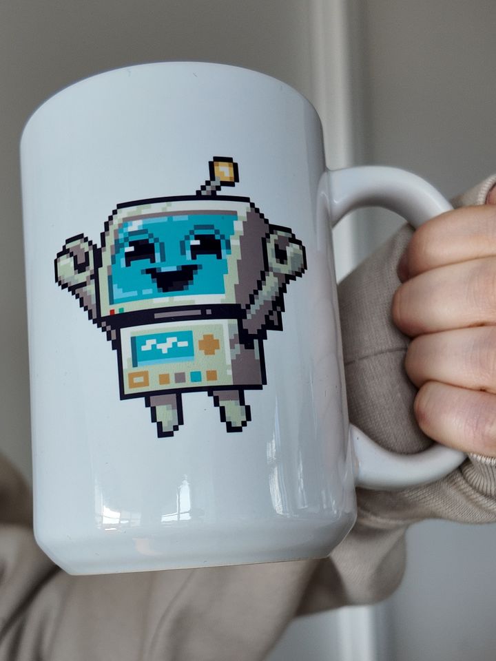 Happy Robot Mug product image (2)