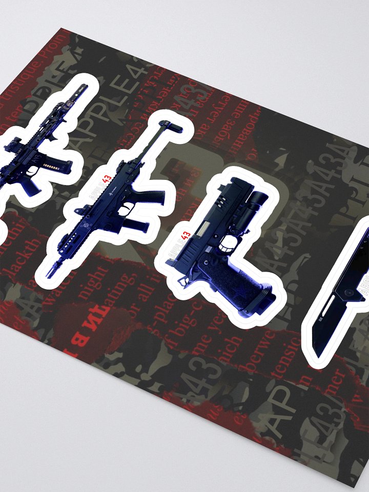 "The Arsenal" Kiss Cut Sticker Collection product image (2)