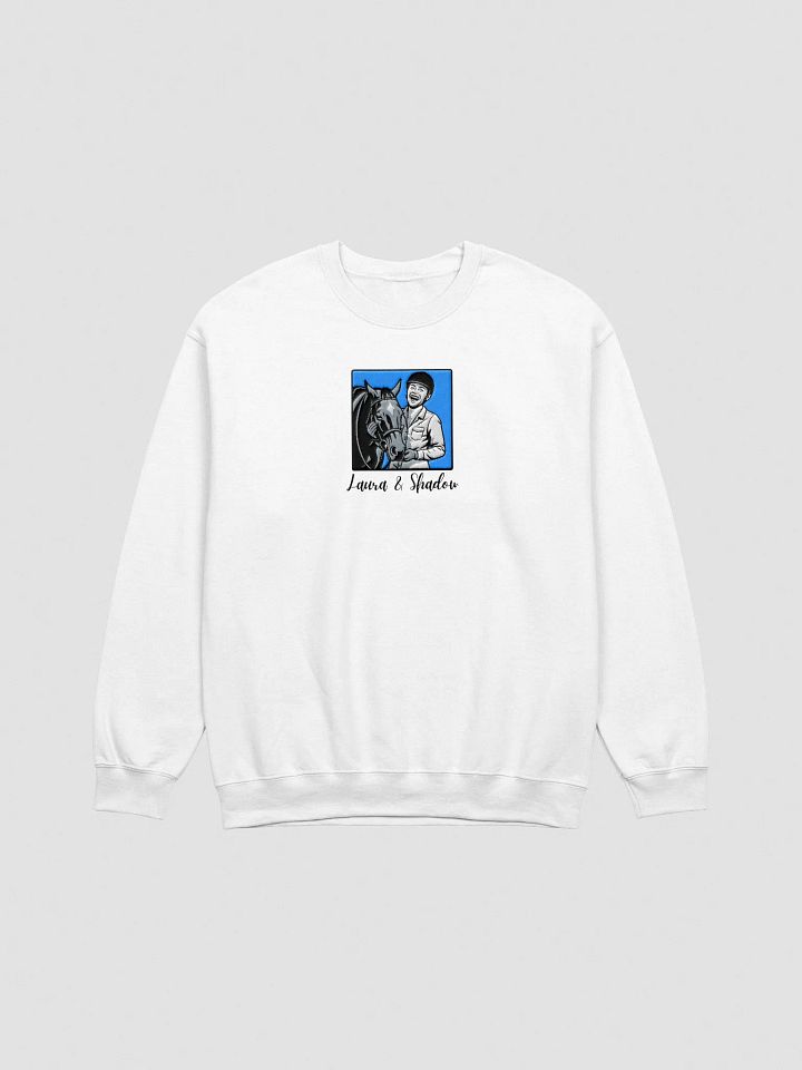YOU AND YOUR HORSE! / SWEATSHIRT WITH PERSONALIZED NAME / EMBROIDERED product image (2)