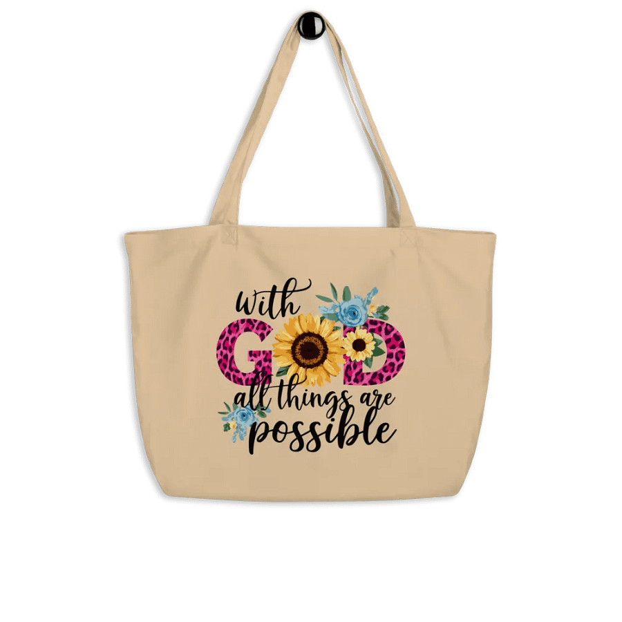 With God All Things Are Possible Tote product image (4)