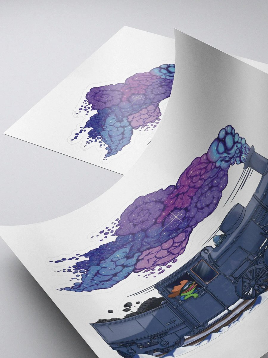 Snowy Train - Kiss Cut Sticker (EU/US) product image (4)