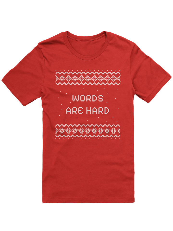 Holiday Words Are Hard Tee product image (1)