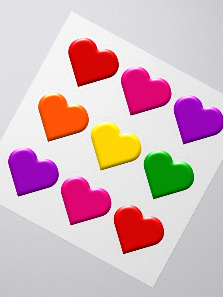 Valentine Hearts Stickers product image (6)