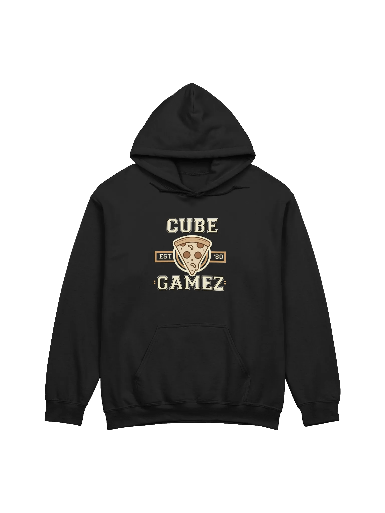 CubeGamez Hoodie Black product image (1)