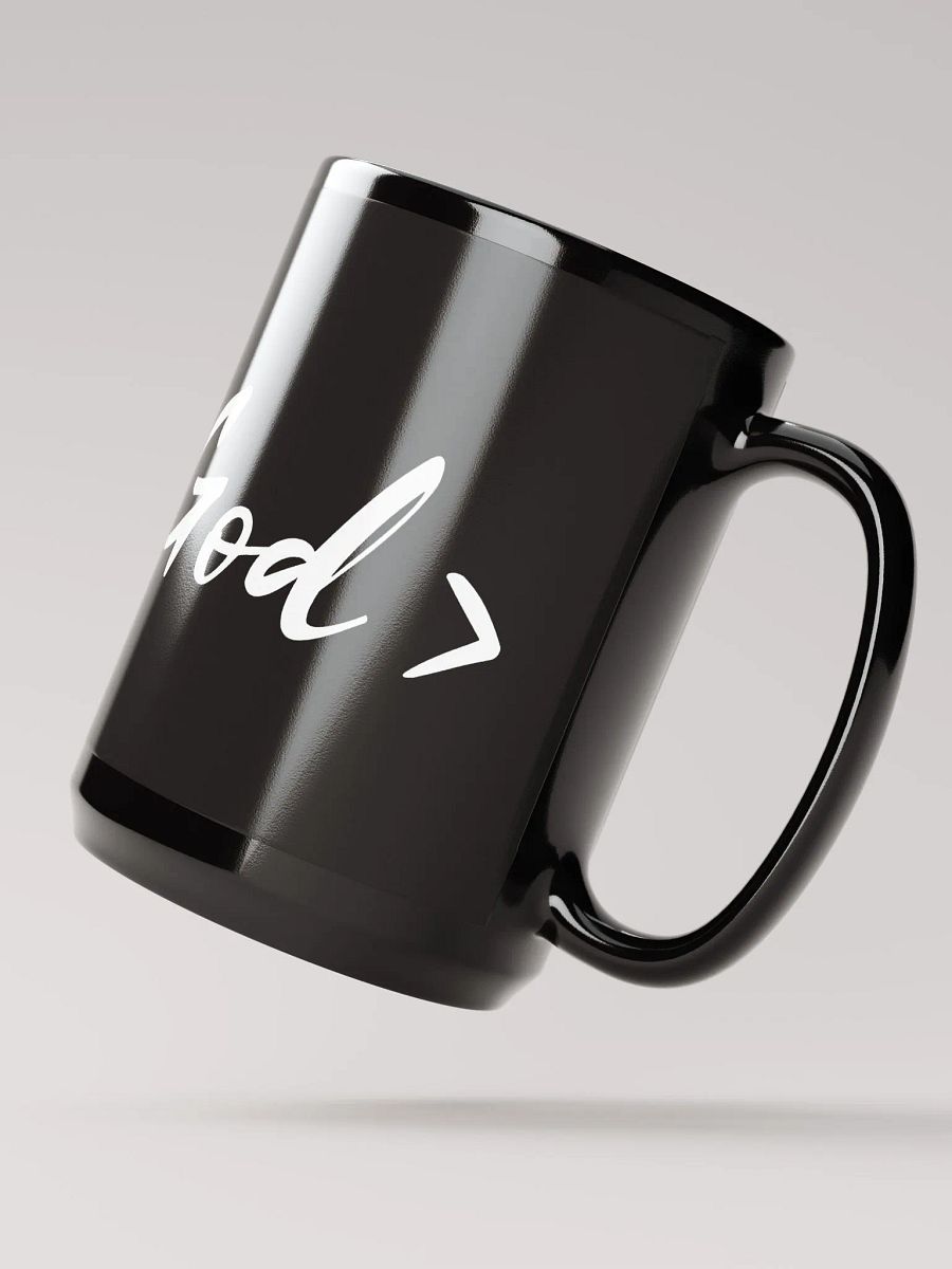 God > WHITE TEXT MUG product image (2)