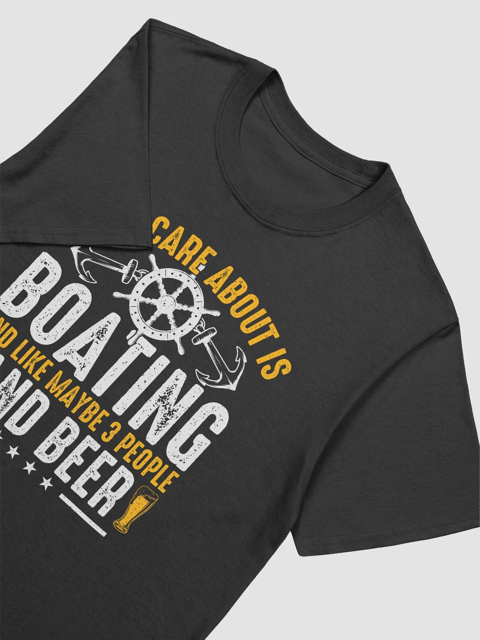 Boating and Beer Gildan 64000 Unisex Tshirt product image (2)