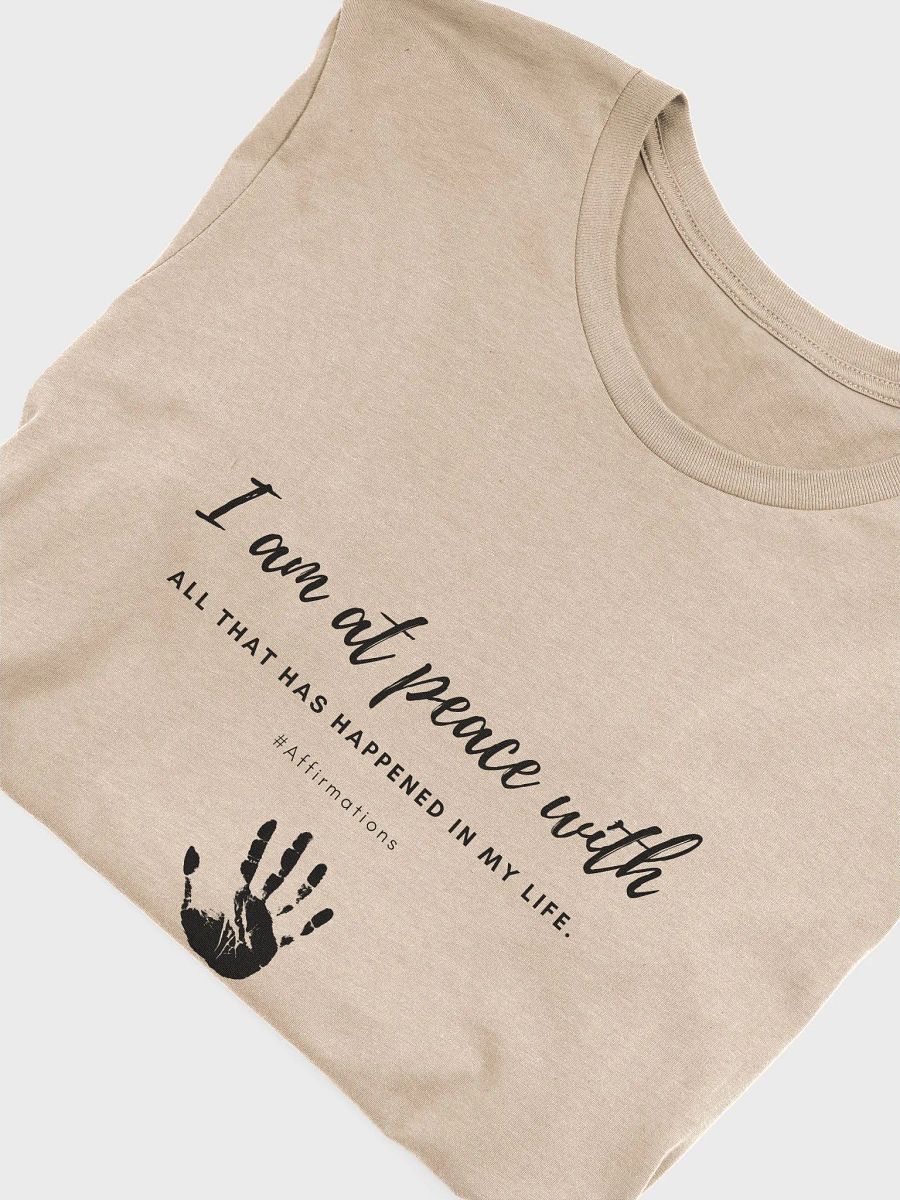 I am at peace with Dark Unisex Super soft T-Shirt product image (24)